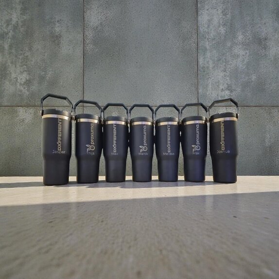 Zakelijke tumblers met logo